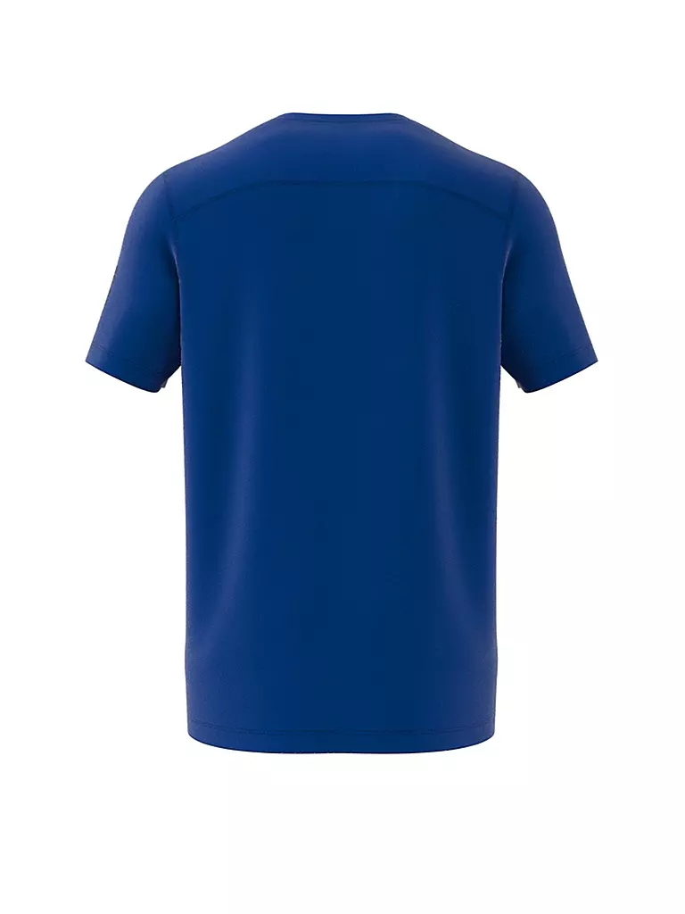 ADIDAS | Herren Fitnessshirt Workout Front Rack Impact Print | blau