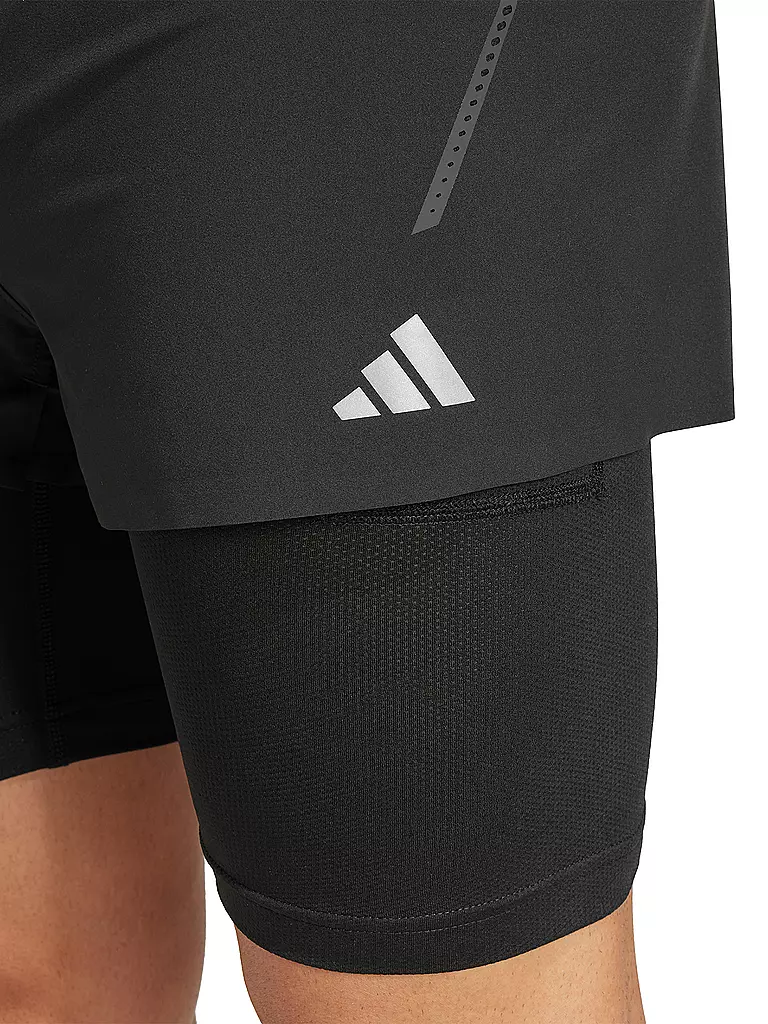 ADIDAS | Herren Fitnessshort 2in1 | schwarz