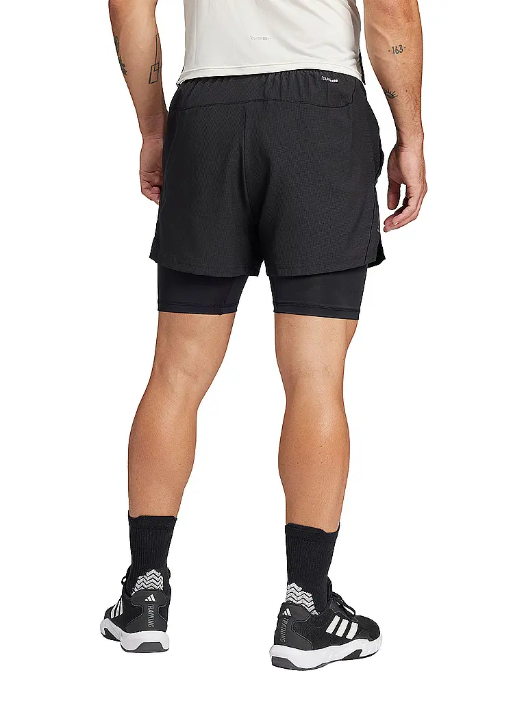 ADIDAS | Herren FItnessshort Gym 2in1 | schwarz