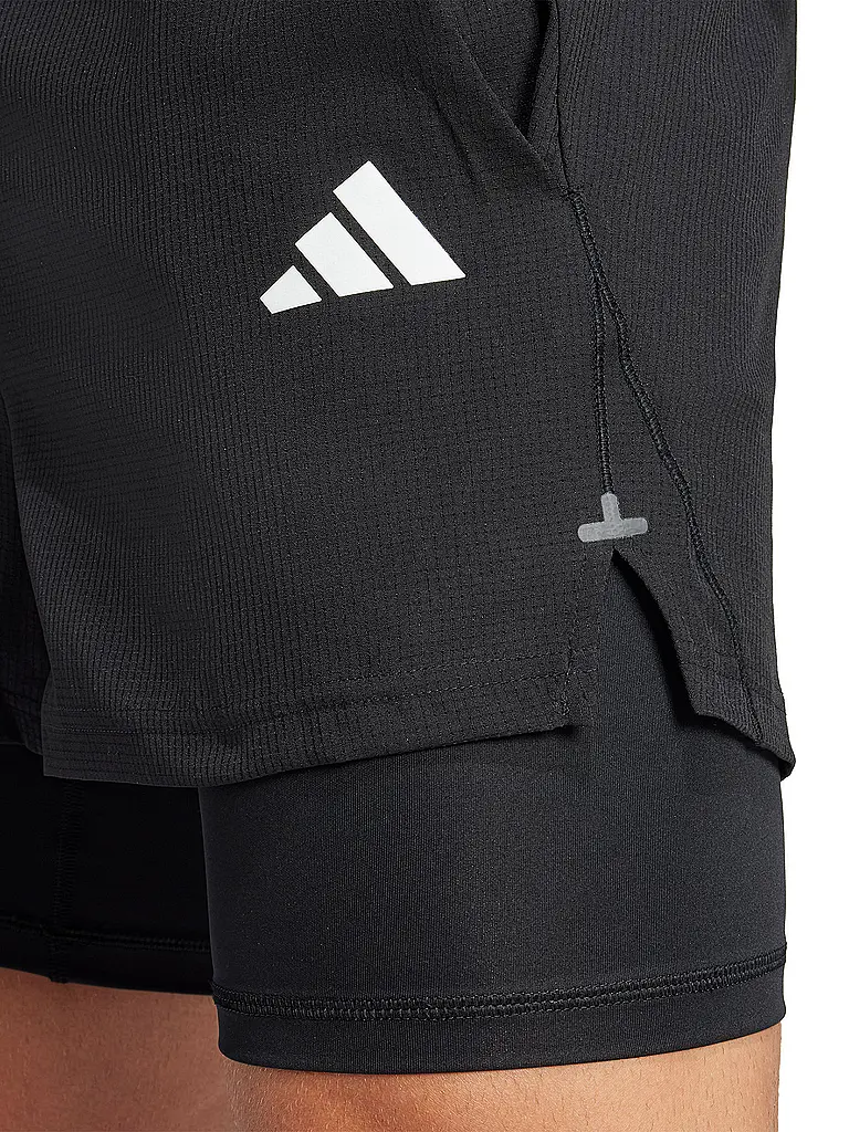 ADIDAS | Herren FItnessshort Gym 2in1 | schwarz