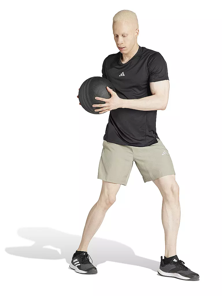 ADIDAS | Herren Fitnessshort Gym Woven | schwarz