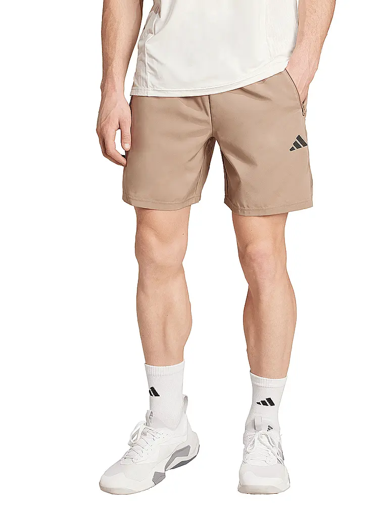 ADIDAS | Herren Fitnessshort Train Essentials  | camel