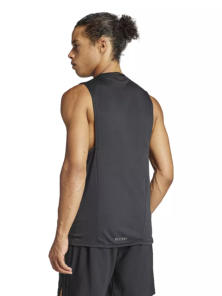 ADIDAS | Herren Fitnesstank Designed for Training Workout HEAT.RDY | schwarz