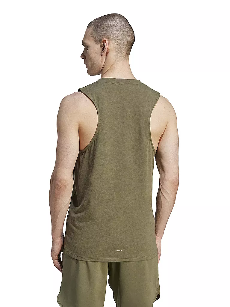 ADIDAS | Herren Fitnesstank Designed for Training Workout | olive