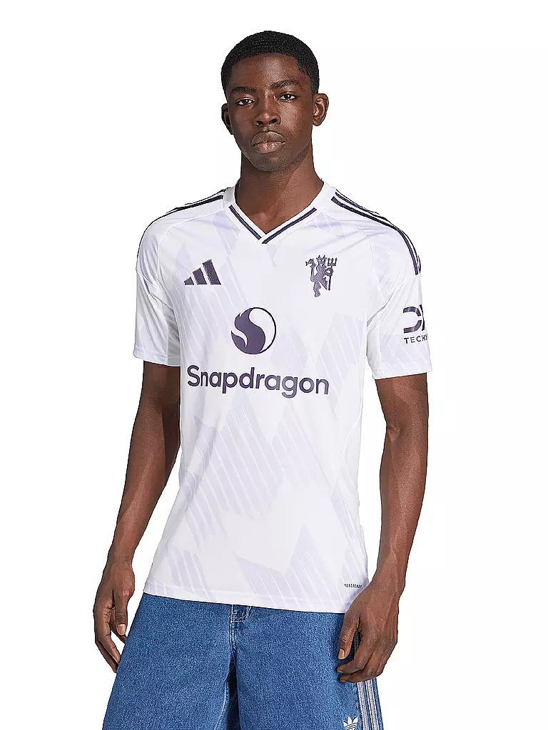 ADIDAS | Herren Fußballtrikot Manchester United 25/26 Auswärts | weiss