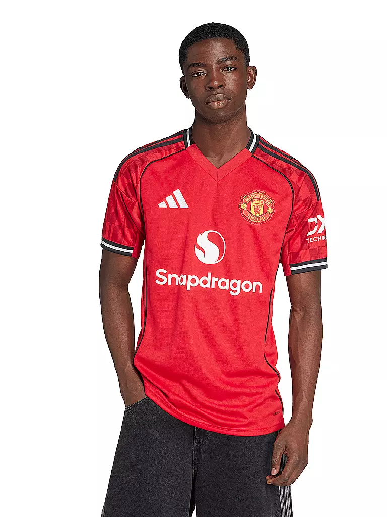 ADIDAS | Herren Fußballtrikot Manchester United 25/26 Heim | rot