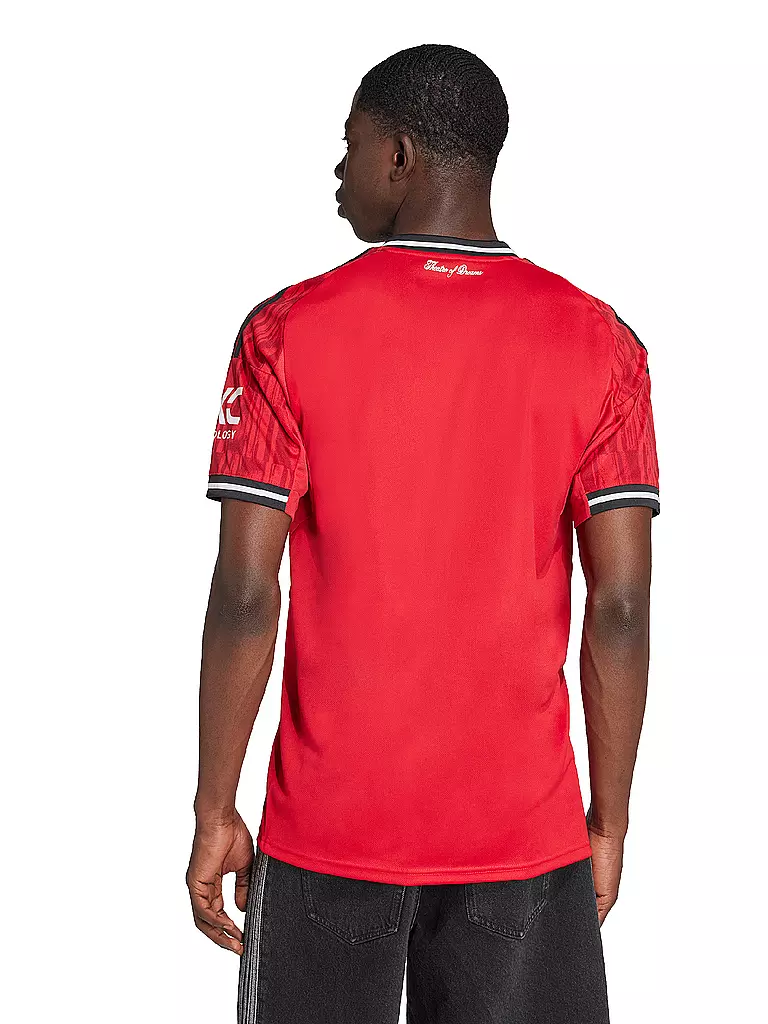ADIDAS | Herren Fußballtrikot Manchester United 25/26 Heim | rot