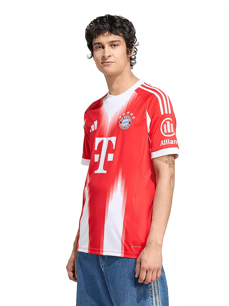 ADIDAS | Herren Fußbaltrikot FC Bayern München 25/26 Heim | rot