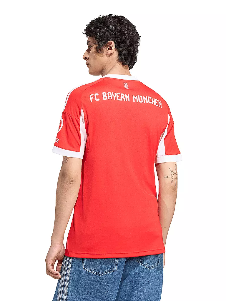 ADIDAS | Herren Fußbaltrikot FC Bayern München 25/26 Heim | rot