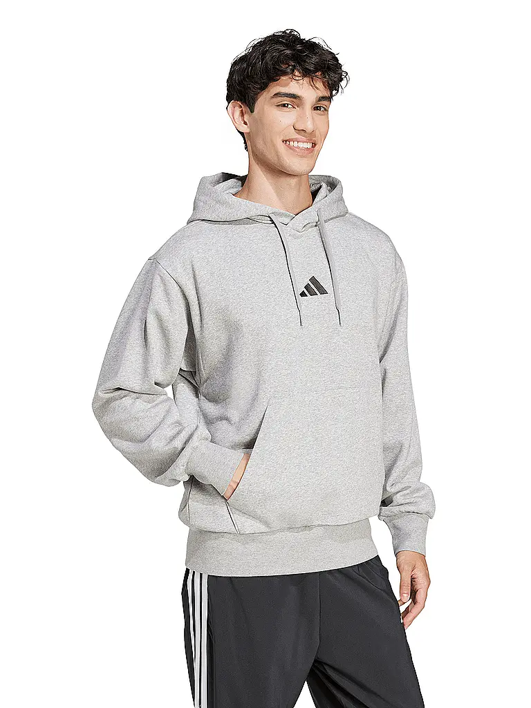 ADIDAS | Herren Hoodie Essentials Feelcozy | grau