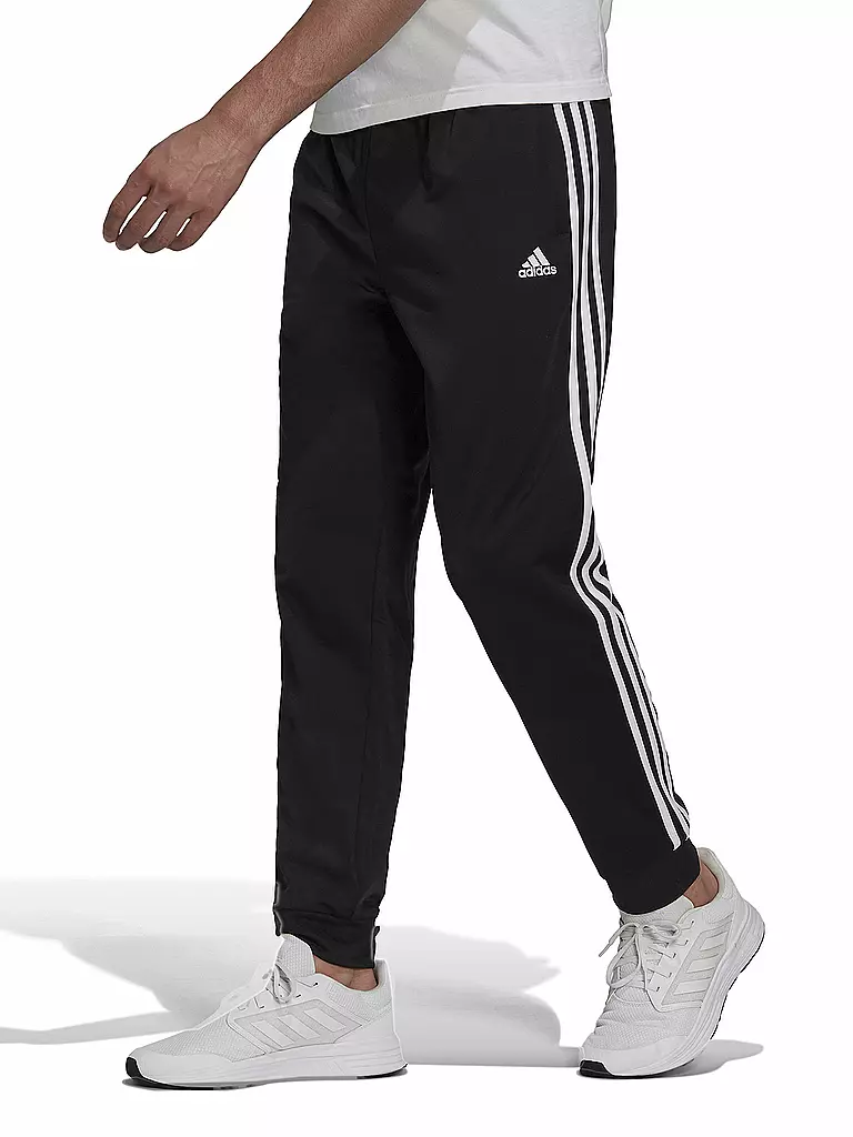 Handvol vertraging ervaring ADIDAS Herren Jogginghose 3-Streifen WarmUp schwarz