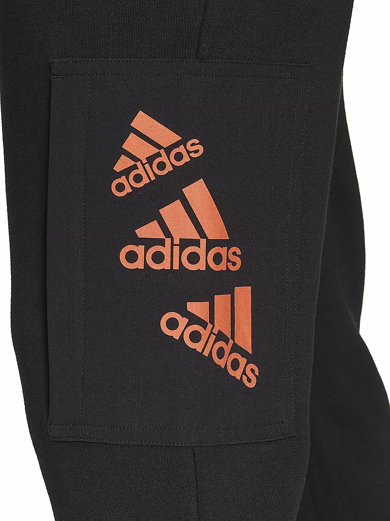 ADIDAS | Herren Jogginghose Essentials Brandlove Fleece | schwarz