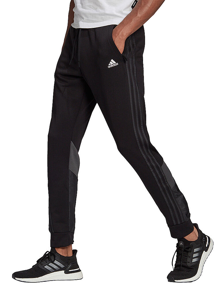 ADIDAS | Herren Jogginghose Sportswear Fabric Block | schwarz