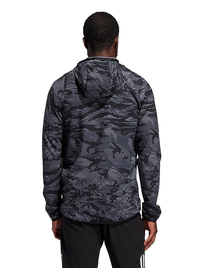 ADIDAS | Herren Kapuzenjacke Camouflage | schwarz