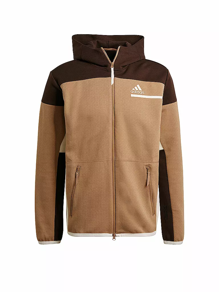 ADIDAS | Herren Kapuzenjacke Z.N.E. | braun