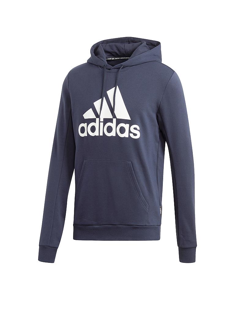 ADIDAS | Herren Kapuzenpullover French Terry Badge of Sport | blau