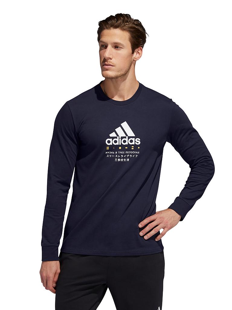 ADIDAS | Herren Langarmshirt | blau