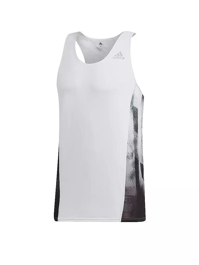 ADIDAS | Herren Lauf-Tanktop Sub Singlet | weiss