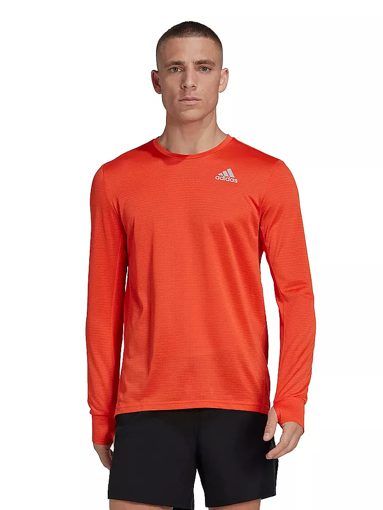 ADIDAS | Herren Laufshirt Own the Run Longsleeve | orange