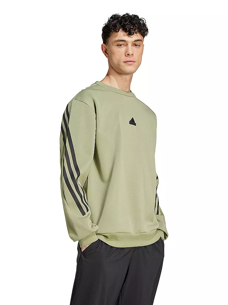 ADIDAS | Herren Sweater Future Icons 3-Streifen | olive