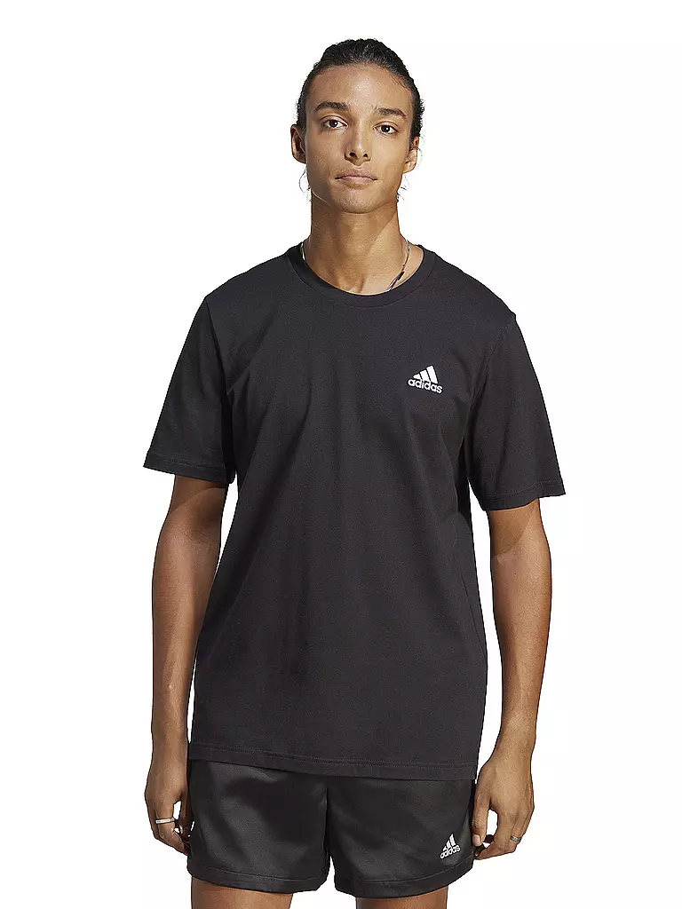 ADIDAS | Herren T Shirt  | schwarz