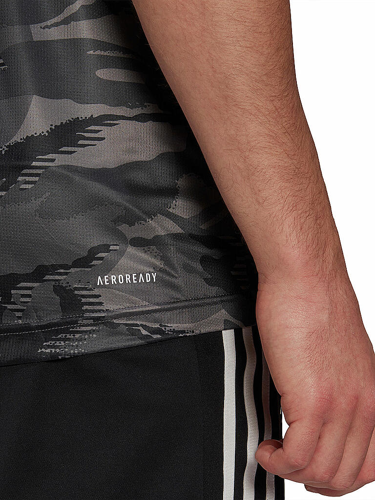 ADIDAS | Herren T-Shirt Aeroready Camo | grau