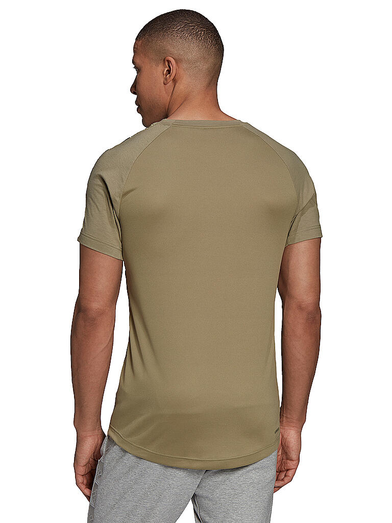 ADIDAS | Herren T-Shirt AEROREADY Designed to Move Motion Logo | olive