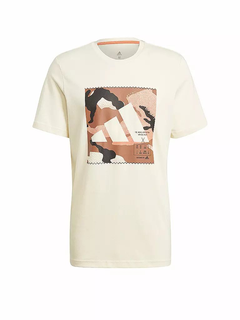 ADIDAS | Herren T-Shirt Camo  | beige