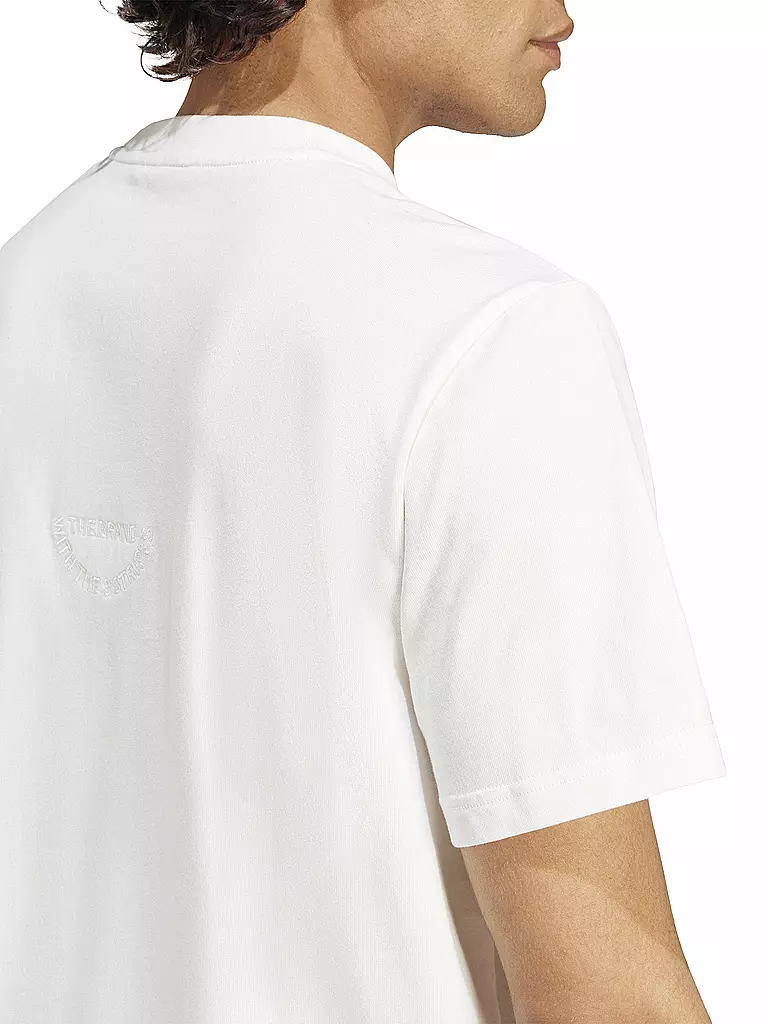 ADIDAS | Herren T-Shirt Embroidered | weiss