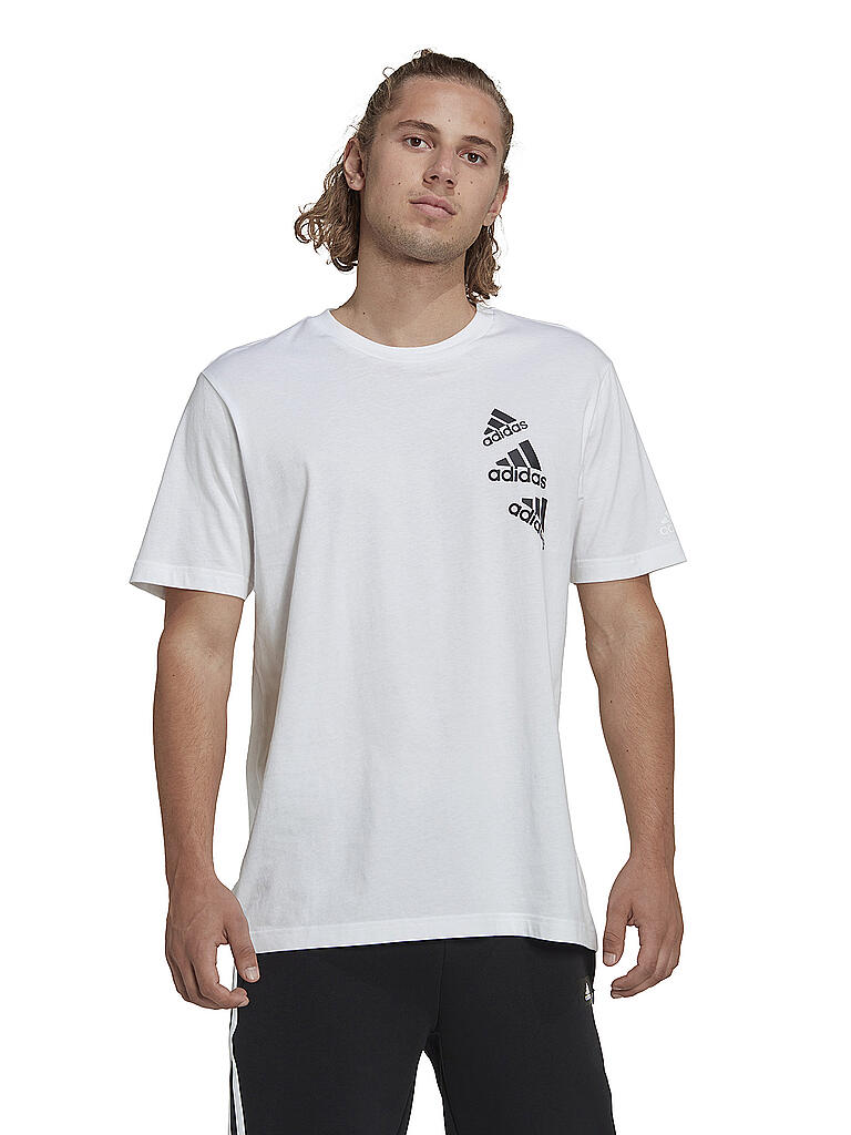 ADIDAS | Herren T-Shirt Essentials BrandLove | weiss
