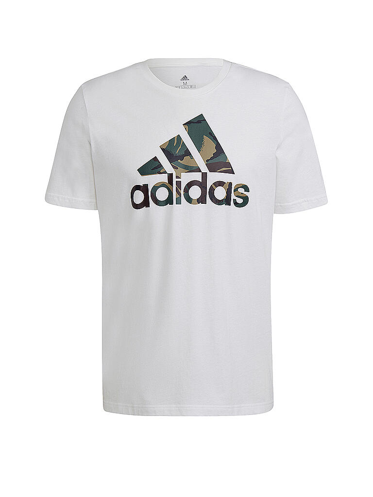 ADIDAS | Herren T-Shirt Essentials Camouflage Print | weiß