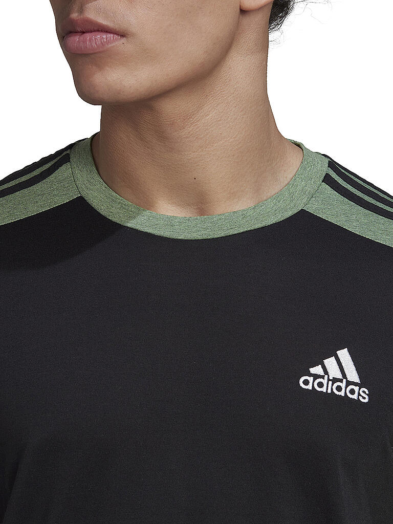 ADIDAS Herren T-Shirt Essentials Mélange schwarz
