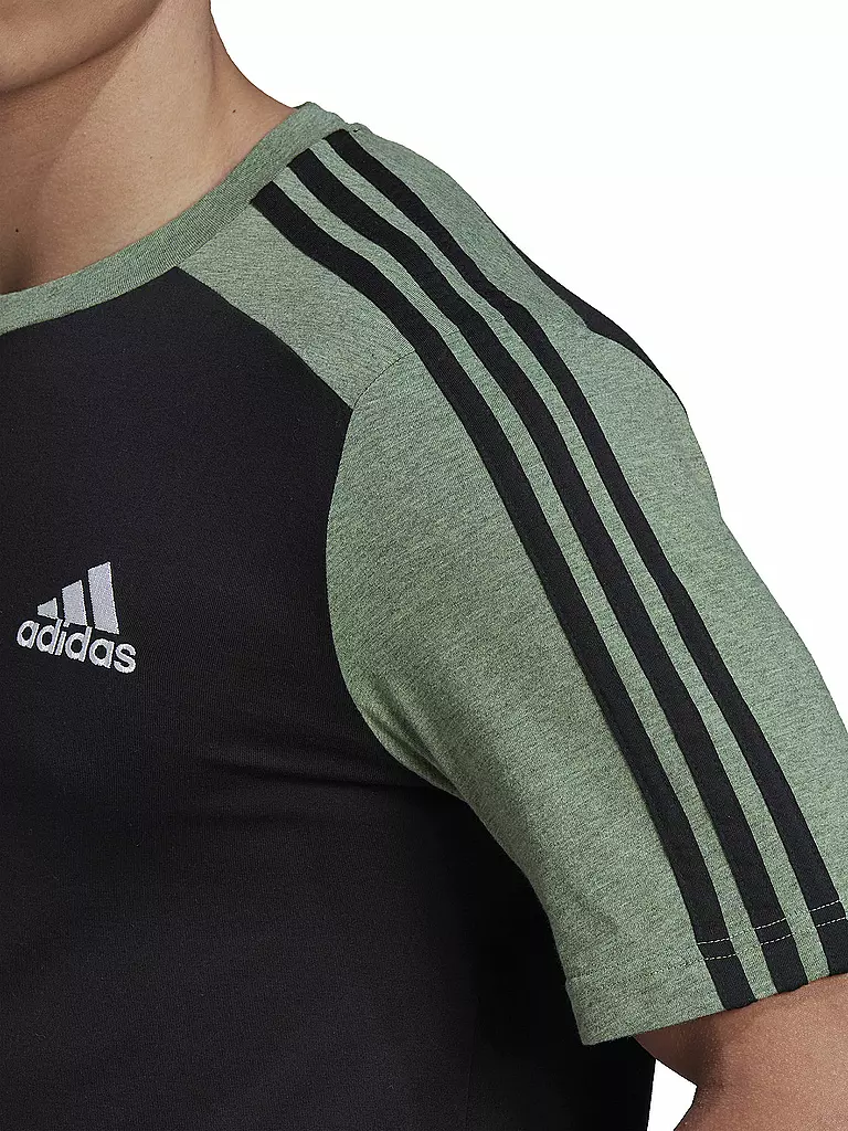 ADIDAS Herren T-Shirt Essentials Mélange schwarz