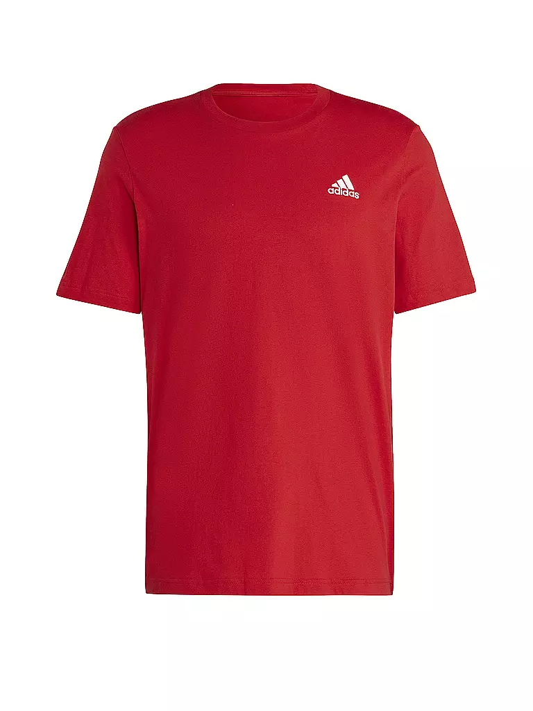 ADIDAS | Herren T-Shirt Essentials Single Jersey Embroidered Small Logo | rot