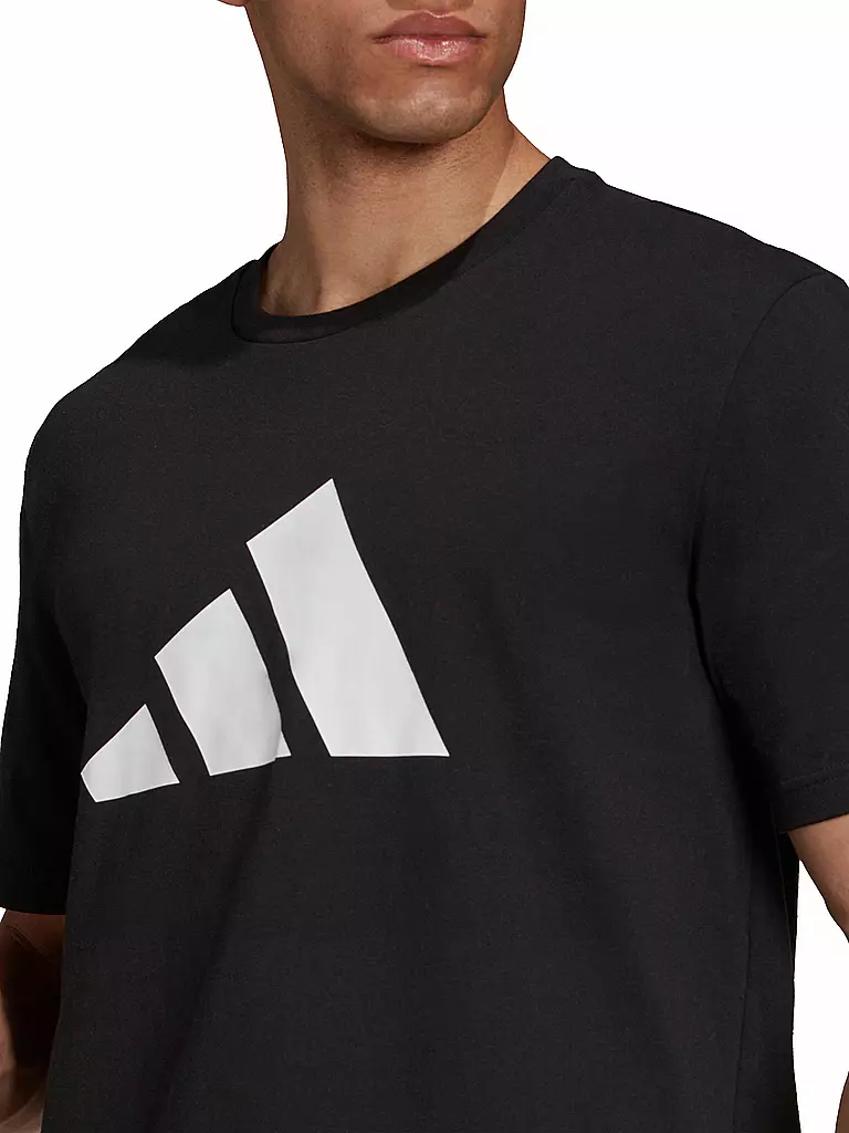 ADIDAS | Herren T-Shirt Future Icons 3-Streifen | schwarz