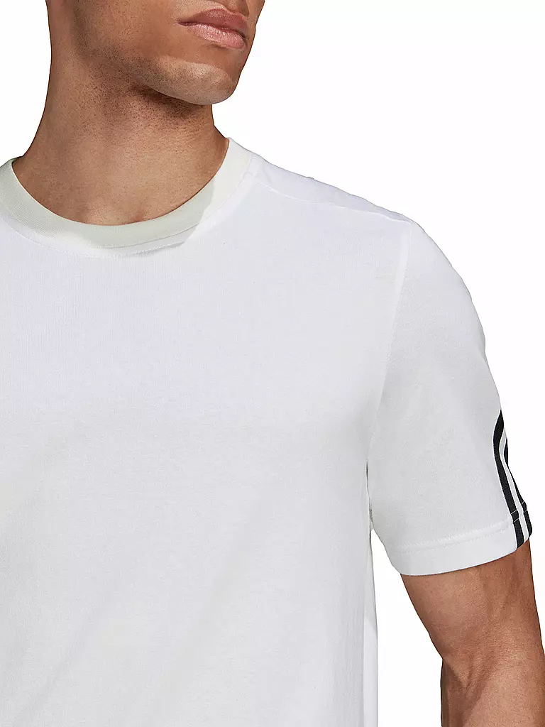 ADIDAS | Herren T-Shirt Future Icons 3-Streifen | weiß