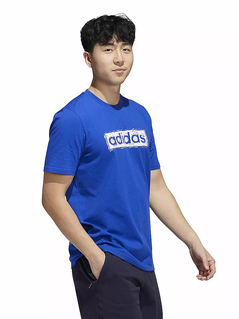 ADIDAS | Herren T-Shirt Graphic | blau