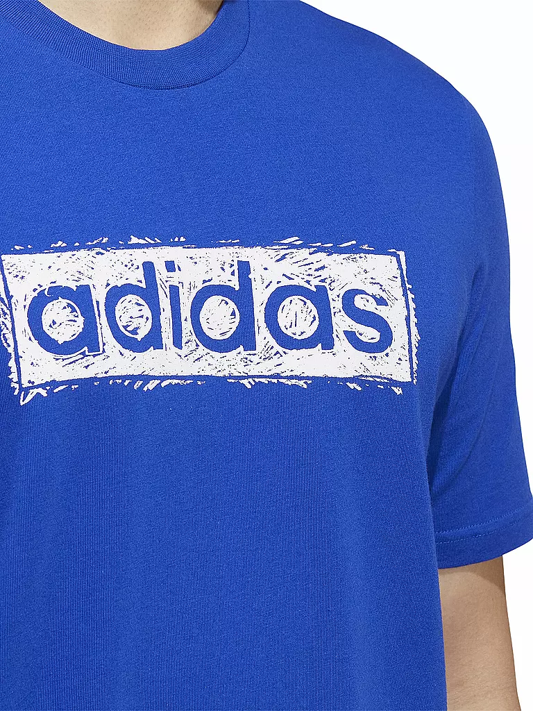ADIDAS | Herren T-Shirt Graphic | blau