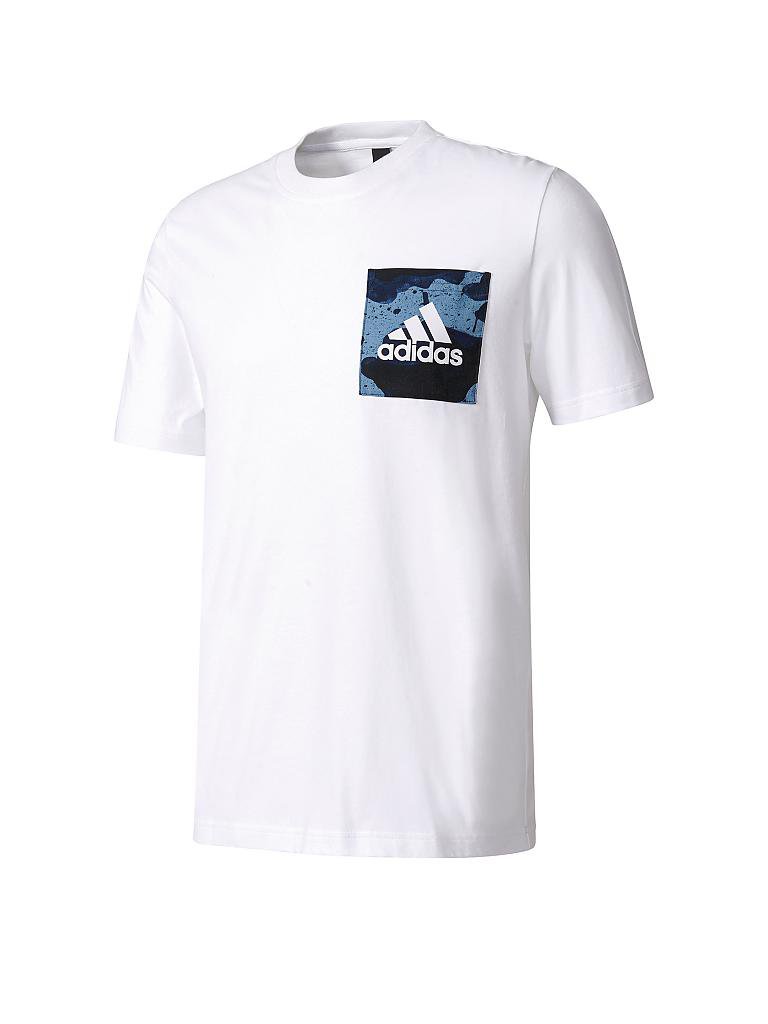 adidas t shirt herren weis