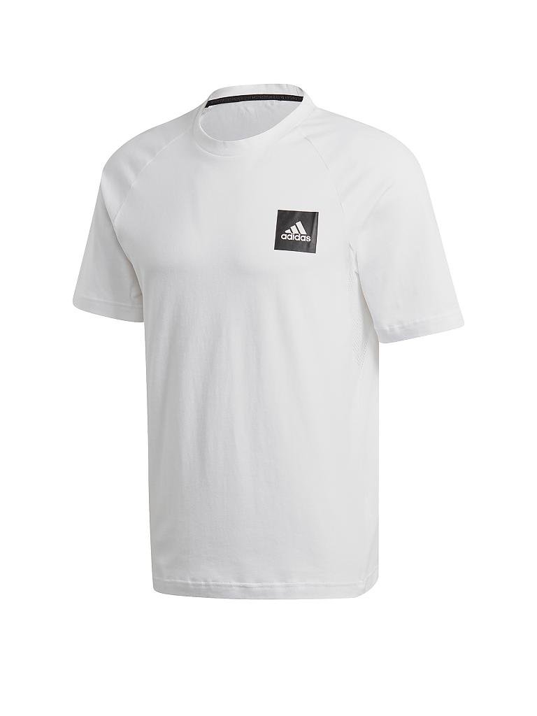 weißes adidas t shirt herren