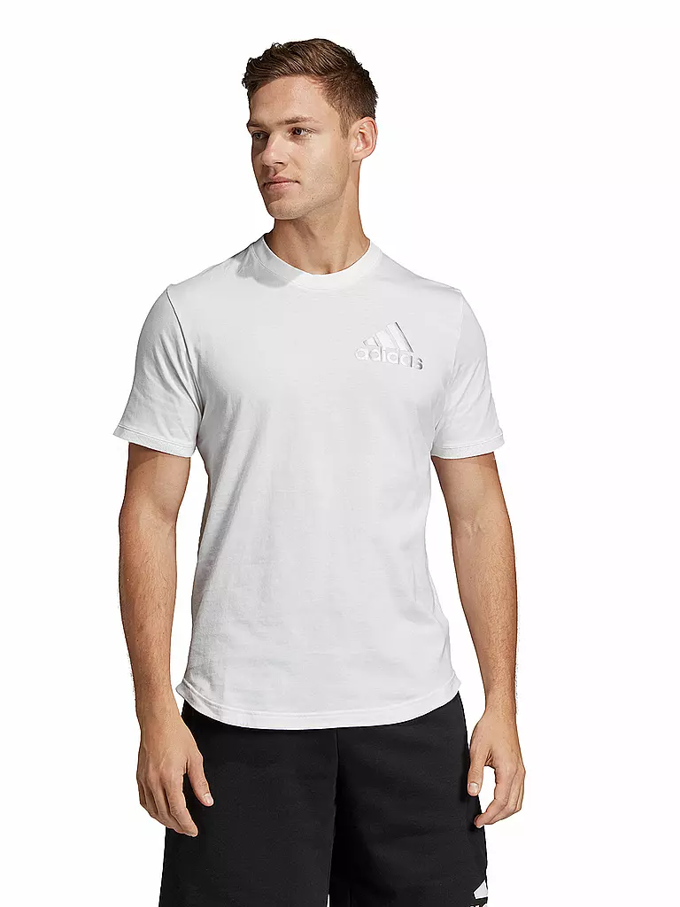 ADIDAS | Herren T-Shirt Sport ID | weiss