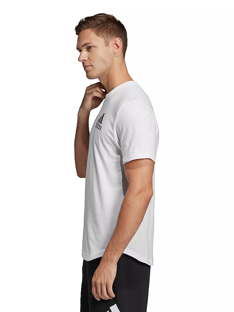 ADIDAS | Herren T-Shirt Sport ID | weiss