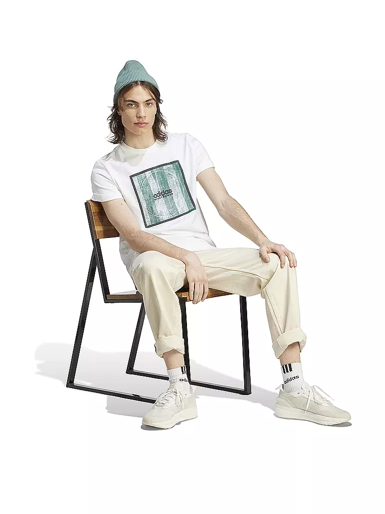 ADIDAS | Herren T-Shirt Tiro Box Graphic | weiss
