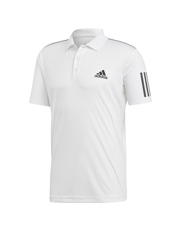 ADIDAS | Herren Tennispolo 3-Streifen Club | weiß