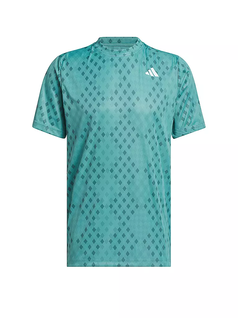ADIDAS | Herren Tennisshirt Climacool  Club Grafik | petrol