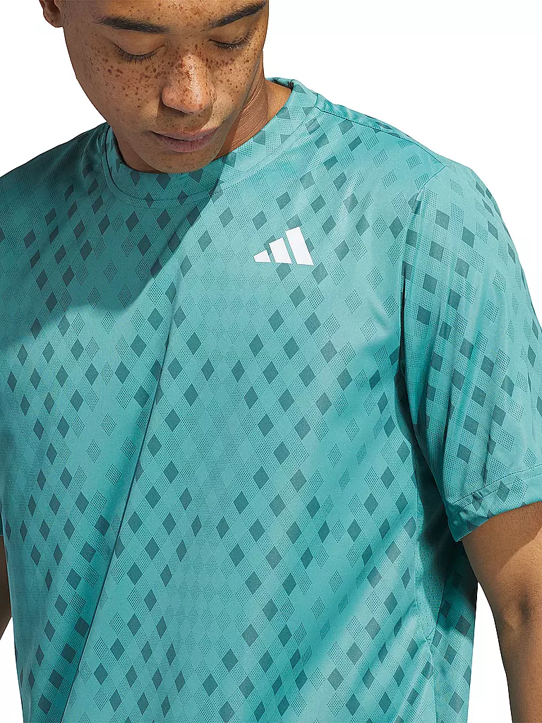 ADIDAS | Herren Tennisshirt Climacool  Club Grafik | petrol
