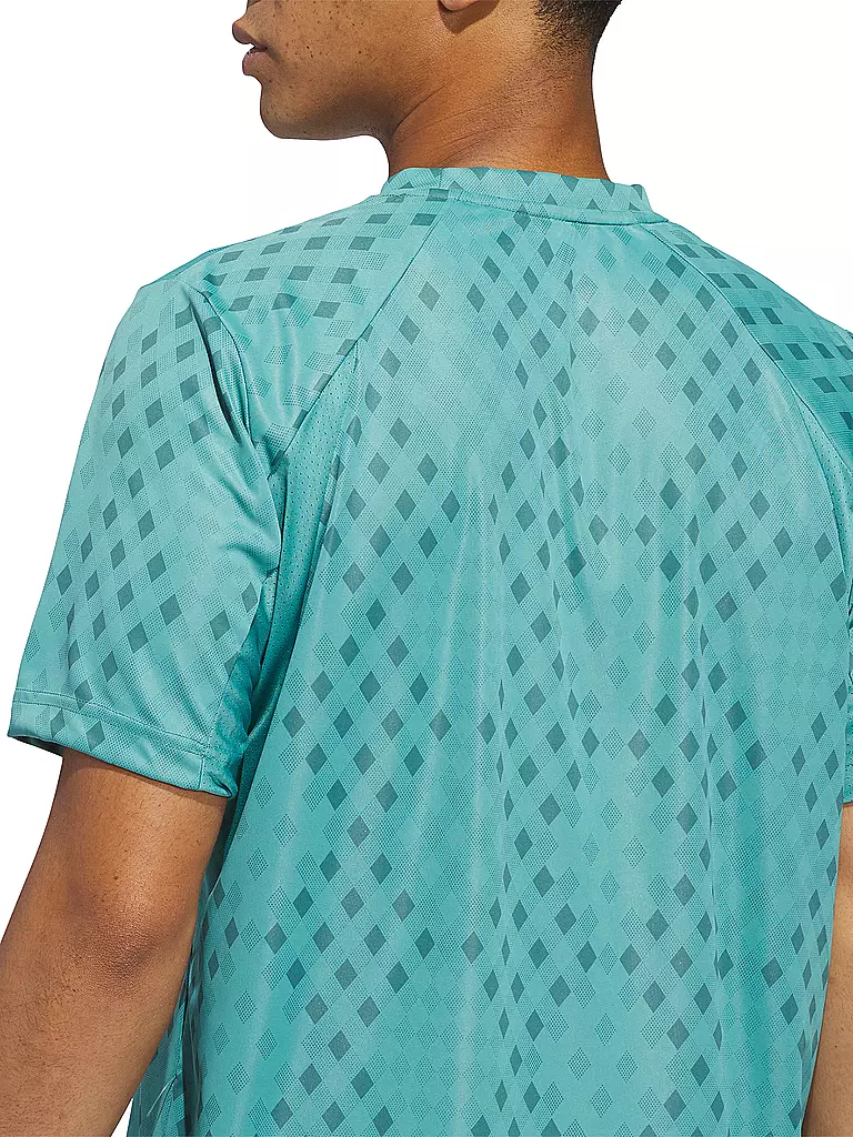 ADIDAS | Herren Tennisshirt Climacool  Club Grafik | petrol