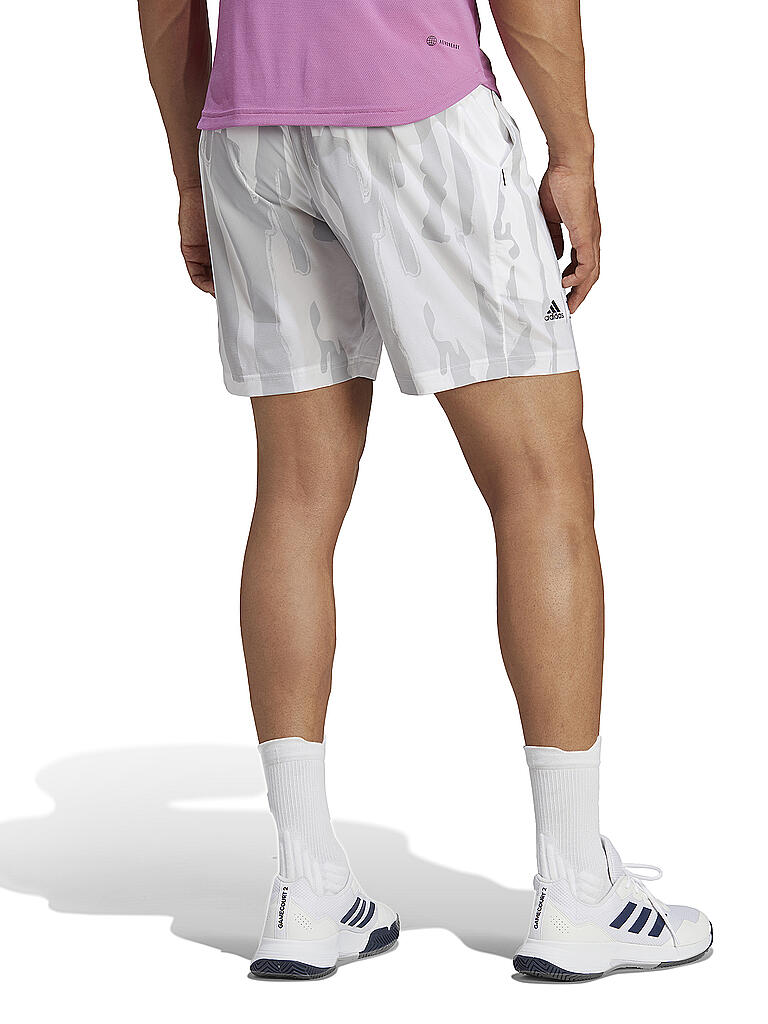 ADIDAS | Herren Tennisshort New York Graphic | weiß