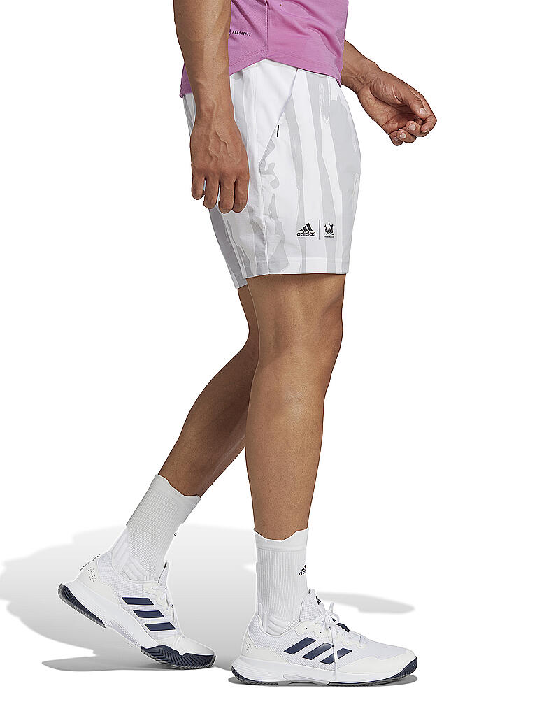 ADIDAS | Herren Tennisshort New York Graphic | weiß