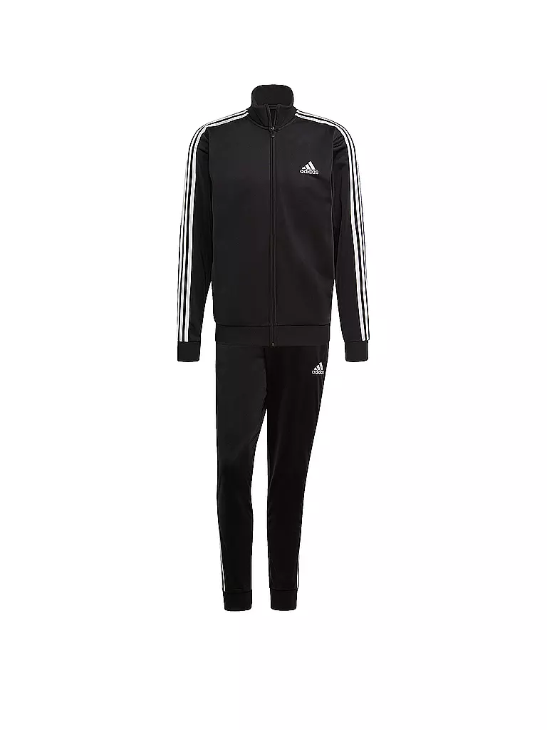 ADIDAS | Herren Trainingsanzug 3-Streifen | schwarz